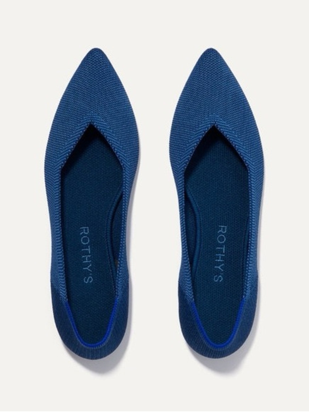 Rothy's The Point Flats in Deep Ocean Blue